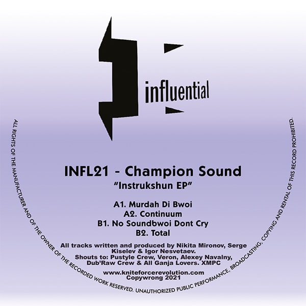 Champion Sound - Instrukshun EP
