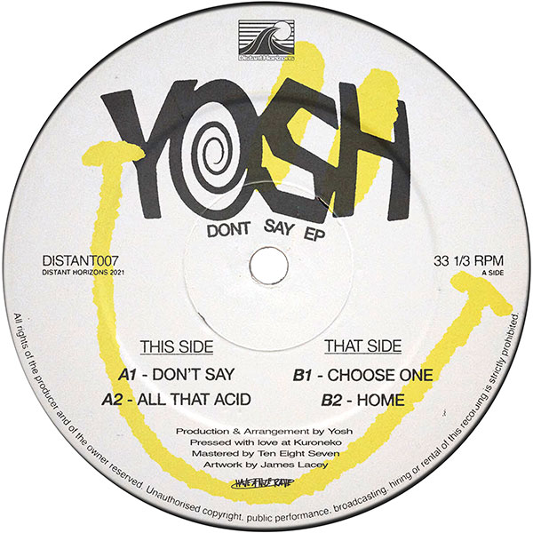Yosh - Dont Say EP