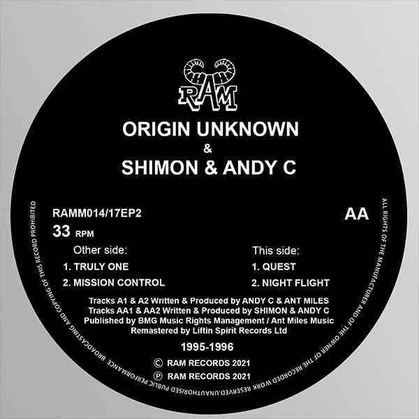 Origin Unknown - Shimon and Andy C - Truly One